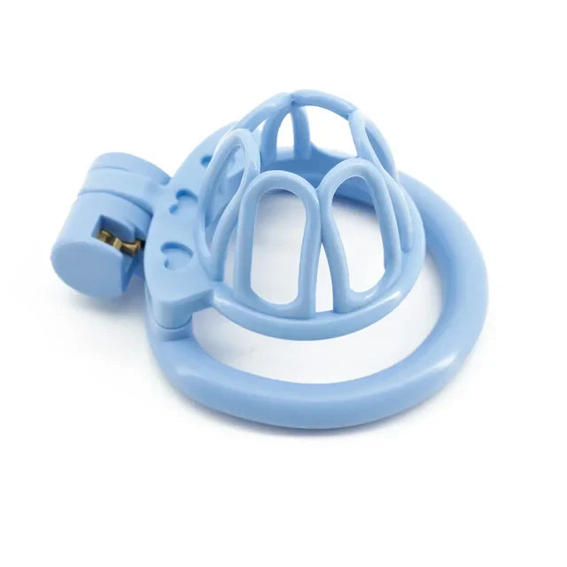 Sissy Chastity Cage With 4 Rings