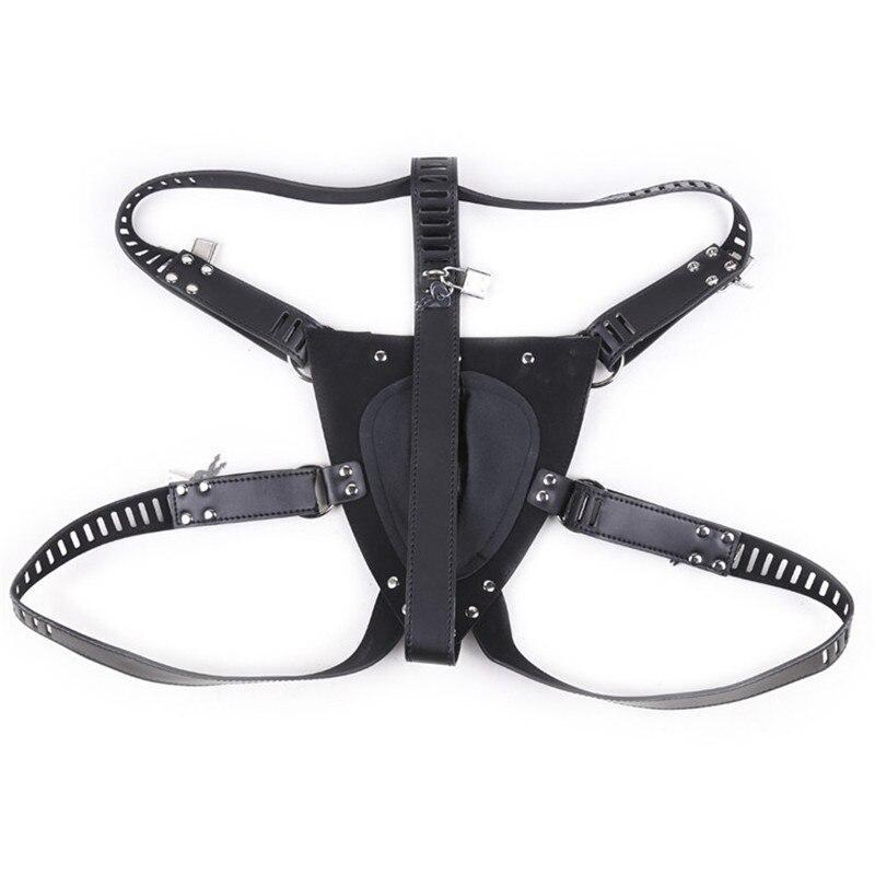 Men's Leather Chastity Belt