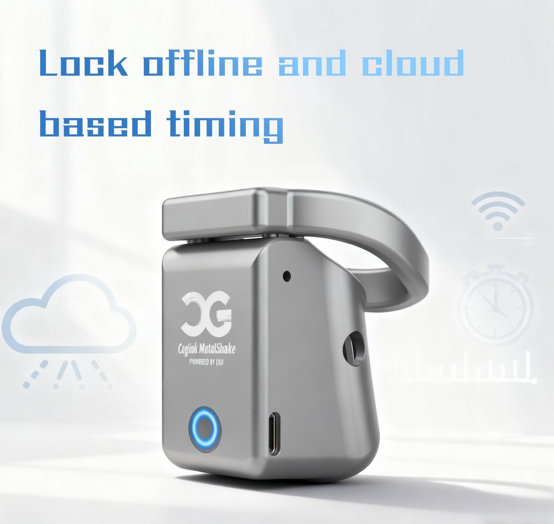 NEW Cagink Metal Vibrating Chastity Cage Remotely - 5