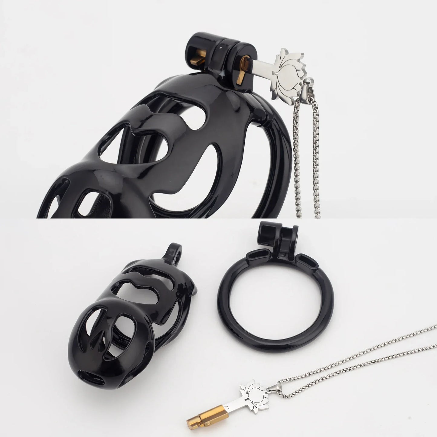 Lotus Chastity Key Necklace