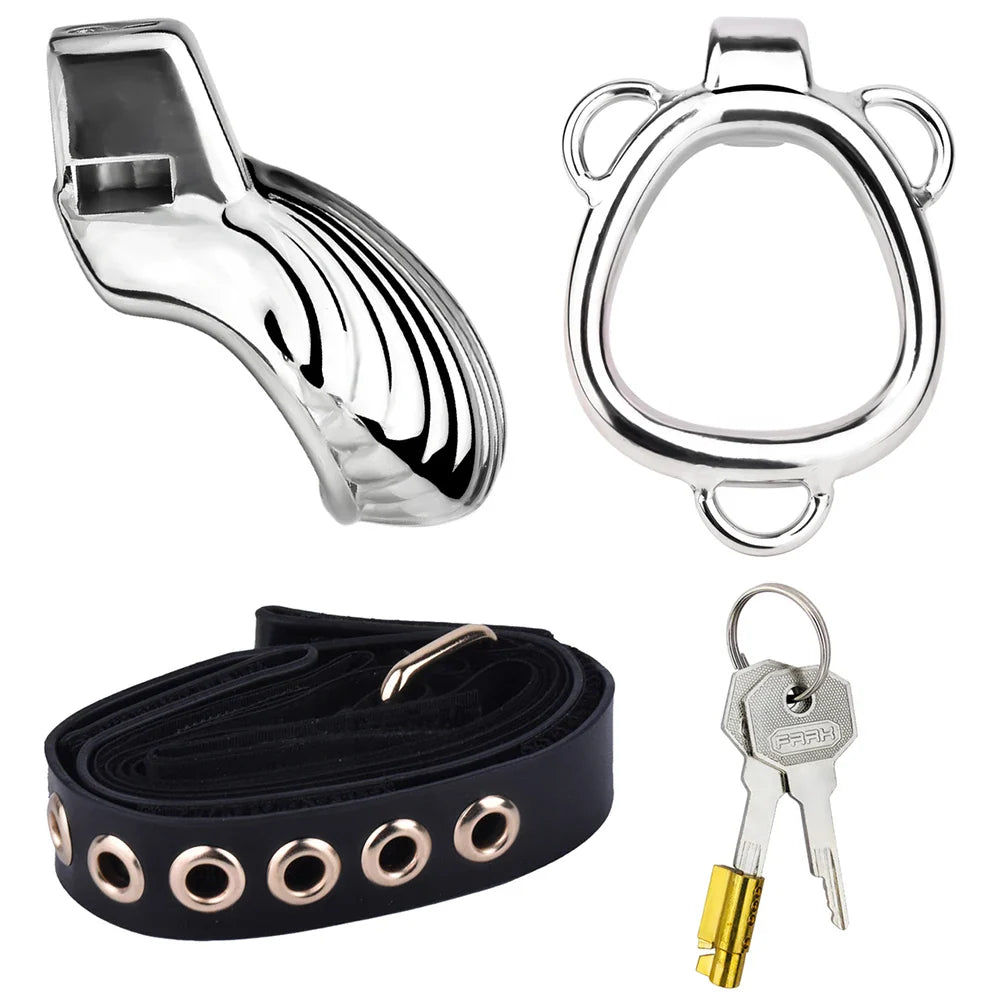 Small Sissy Shell Design Chastity Cage