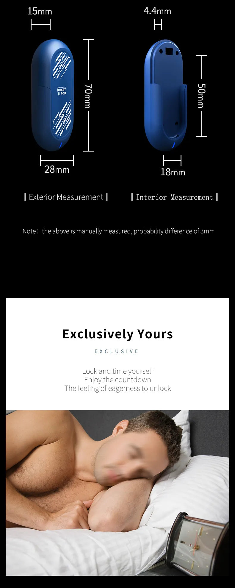 Electric Shock Vibrating Penis Chastity Cage