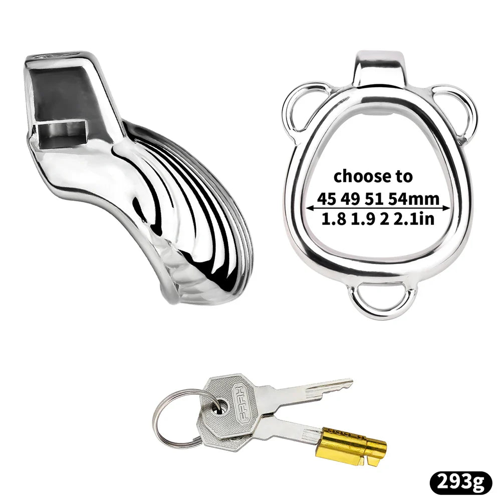 Small Sissy Shell Design Chastity Cage