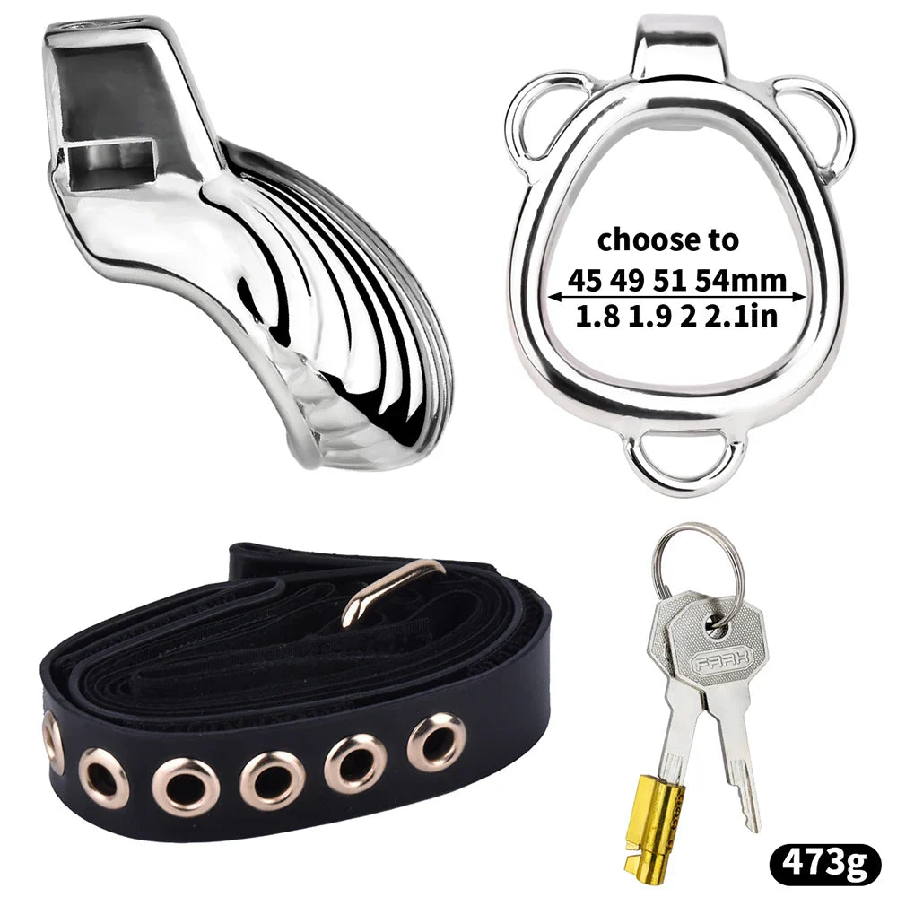 Small Sissy Shell Design Chastity Cage