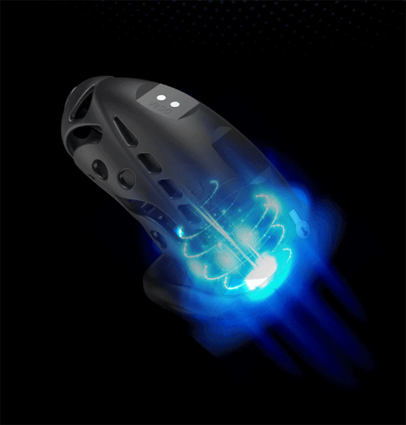 Electric Shock Vibrating Penis Chastity Cage