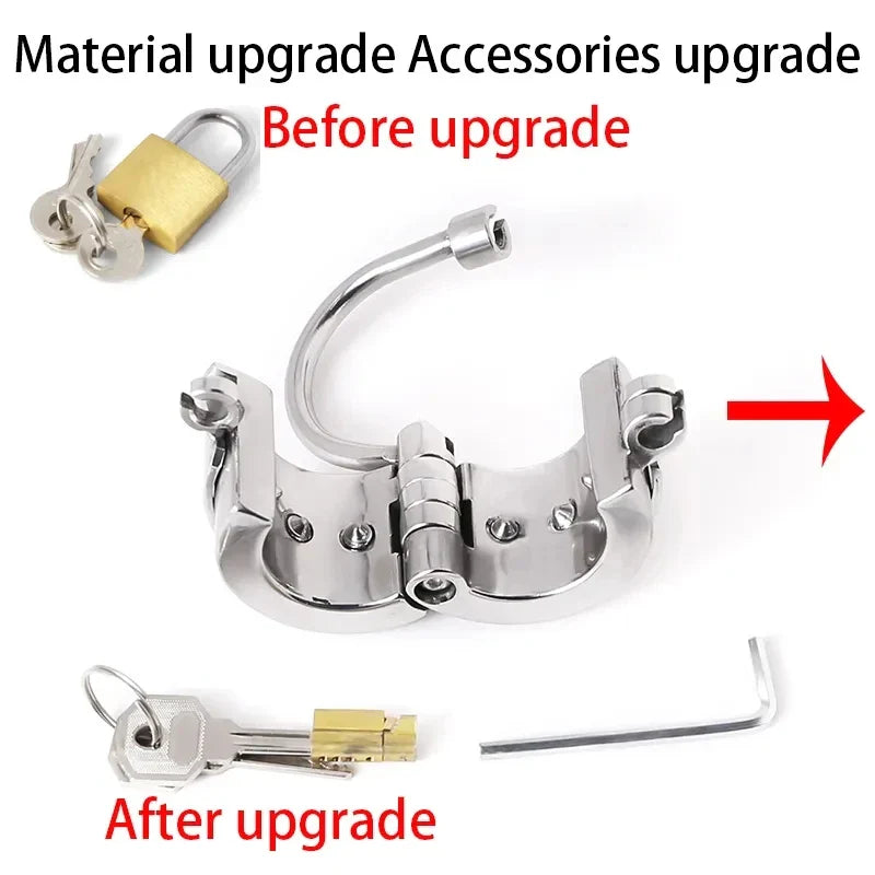 Stainless Steel Testicle Ball Cock Ring