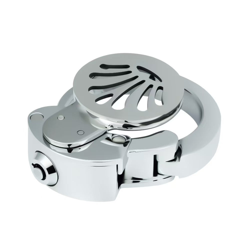 Stainless Steel Adjustable Flat Chastity Cage — alternate product view 5