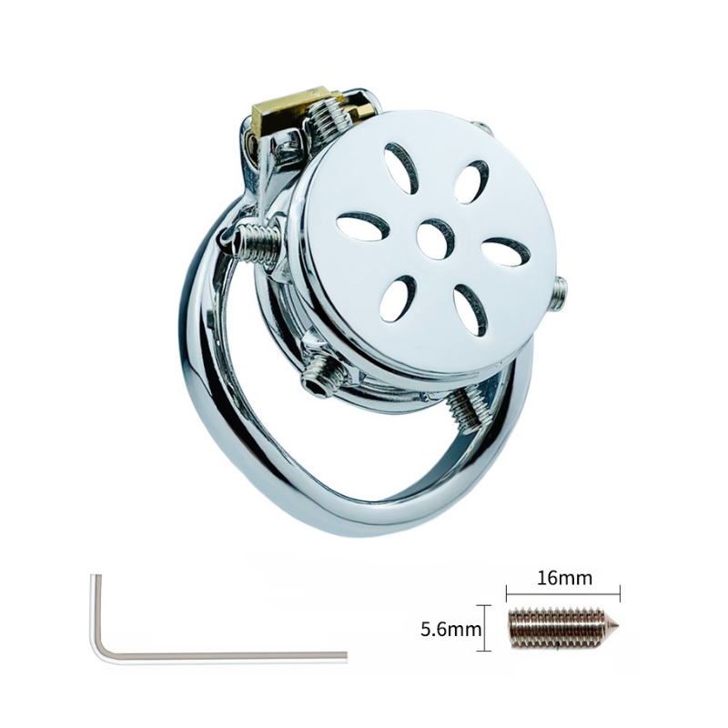 Micro Chastity Cage With Screws