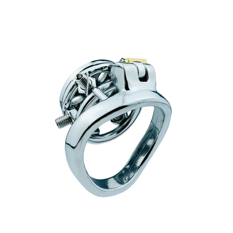 Micro Chastity Cage With Screws
