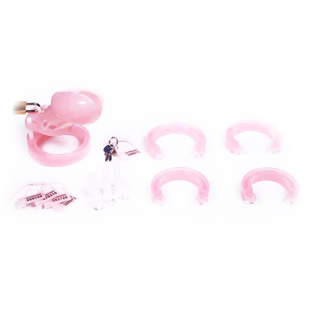 Pink Plastic Chastity Cage CB6000/CB6000S