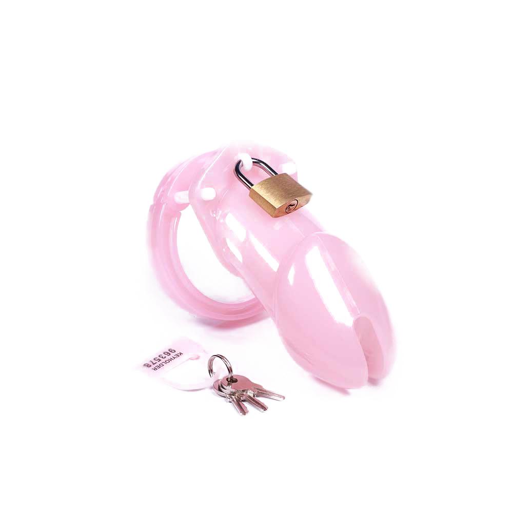 Pink Plastic Chastity Cage CB6000/CB6000S