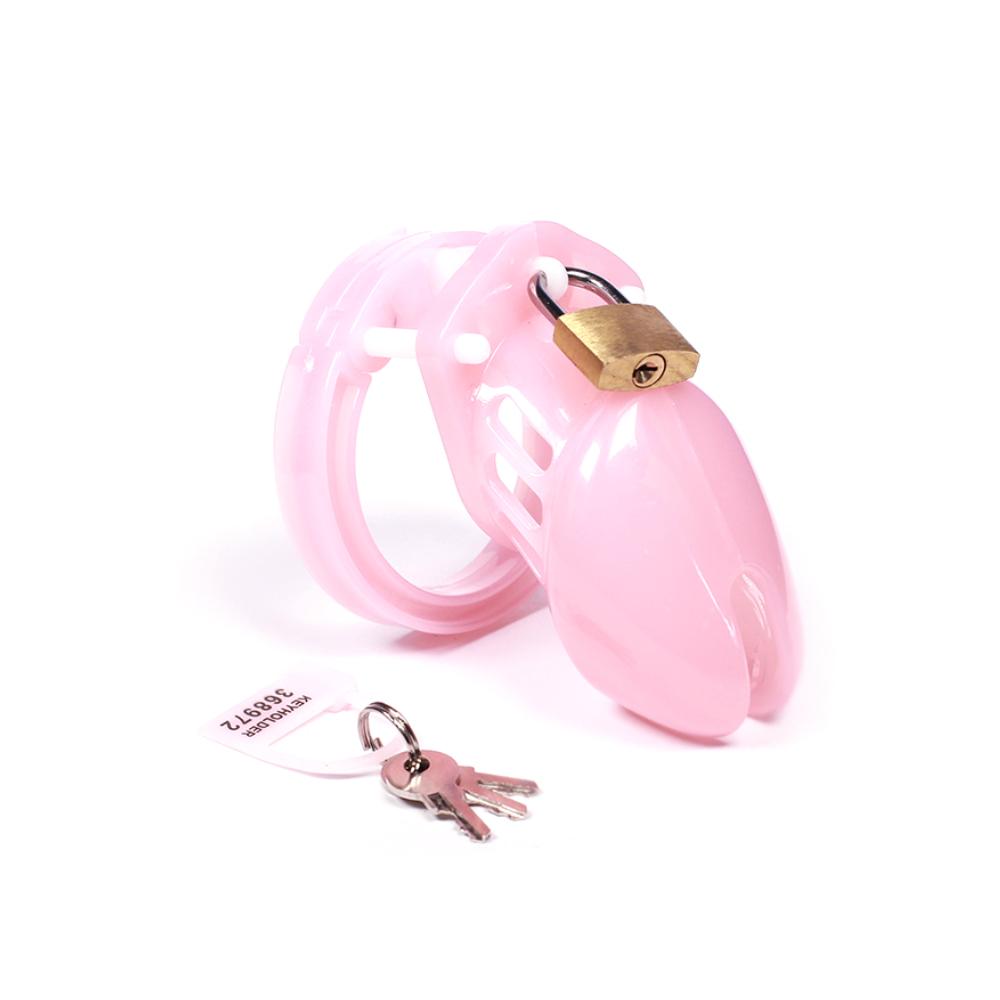 Pink Plastic Chastity Cage CB6000/CB6000S