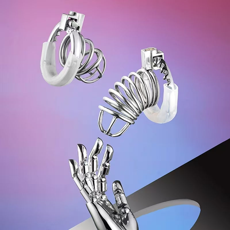 Abstinence Adjustable Metal Chastity Cage