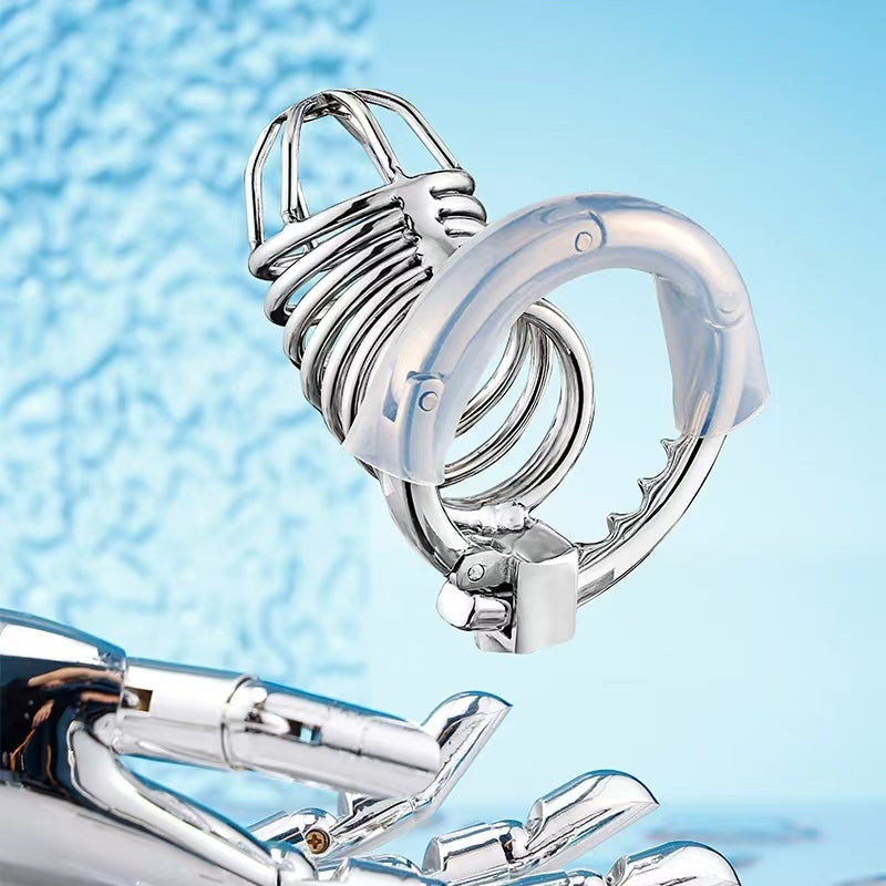 Abstinence Adjustable Metal Chastity Cage