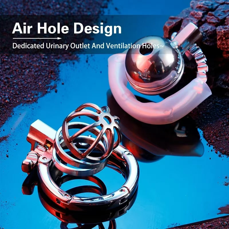 Abstinence Adjustable Metal Chastity Cage