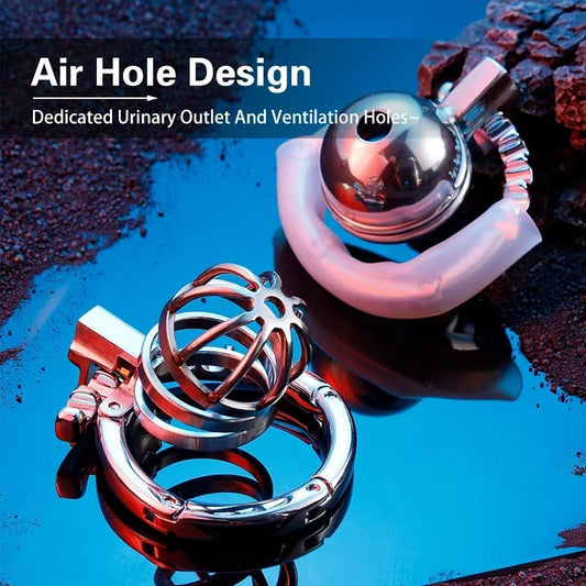 Abstinence Adjustable Metal Chastity Cage