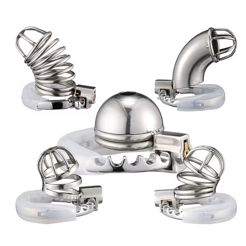 Abstinence Adjustable Metal Chastity Cage