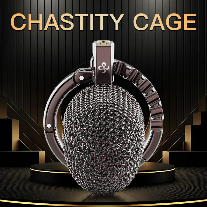 Adjustable Chainmail Chastity Cage