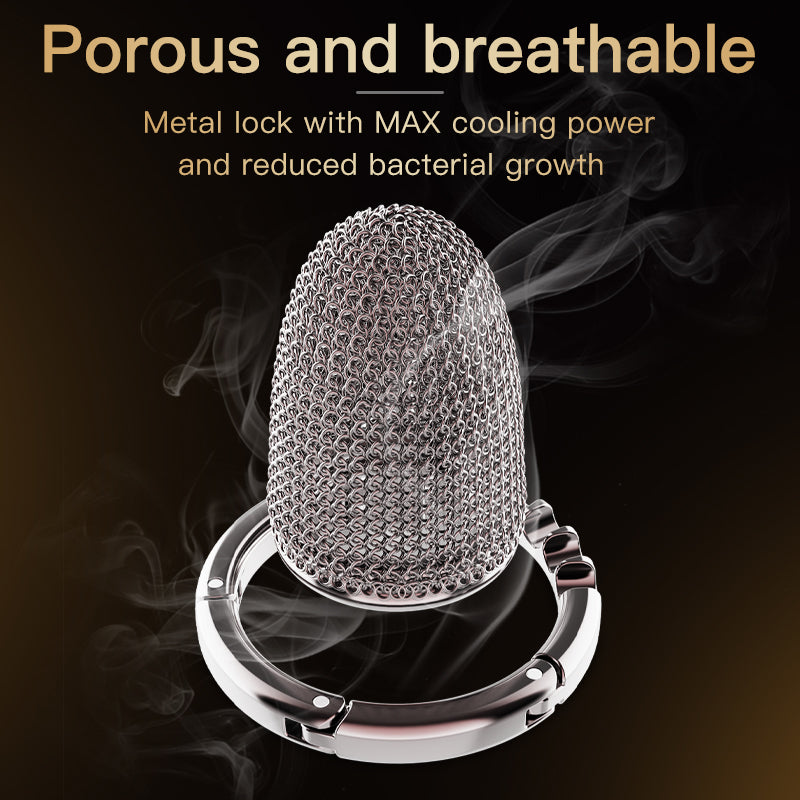 Adjustable Chainmail Chastity Cage 4