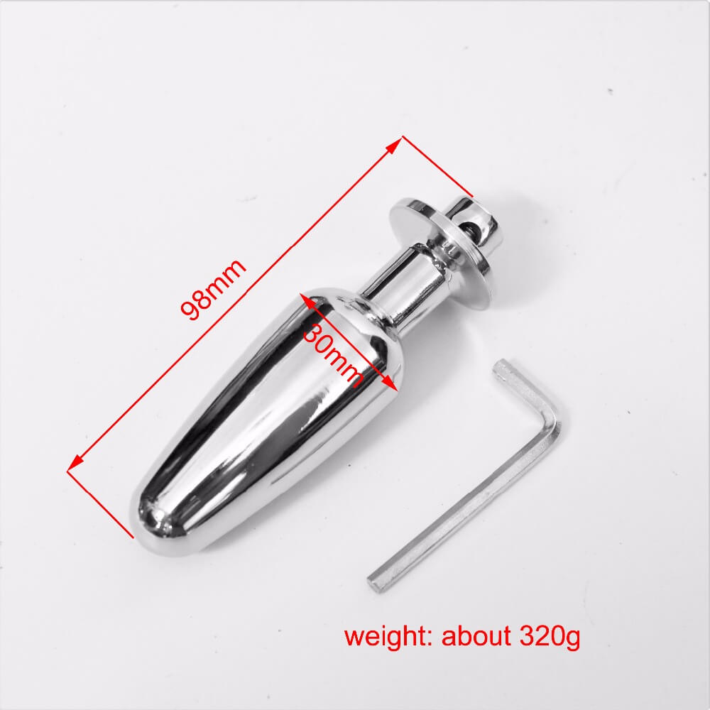 Wrapped Egg Adjustable Stainless Steel Male Chastity Belt