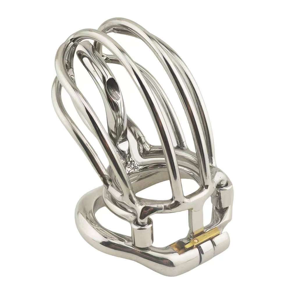 Banana Removable PA Puncture Chastity Cage
