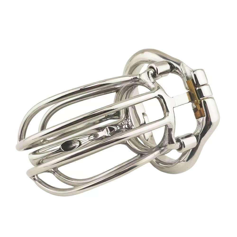 Banana Removable PA Puncture Chastity Cage