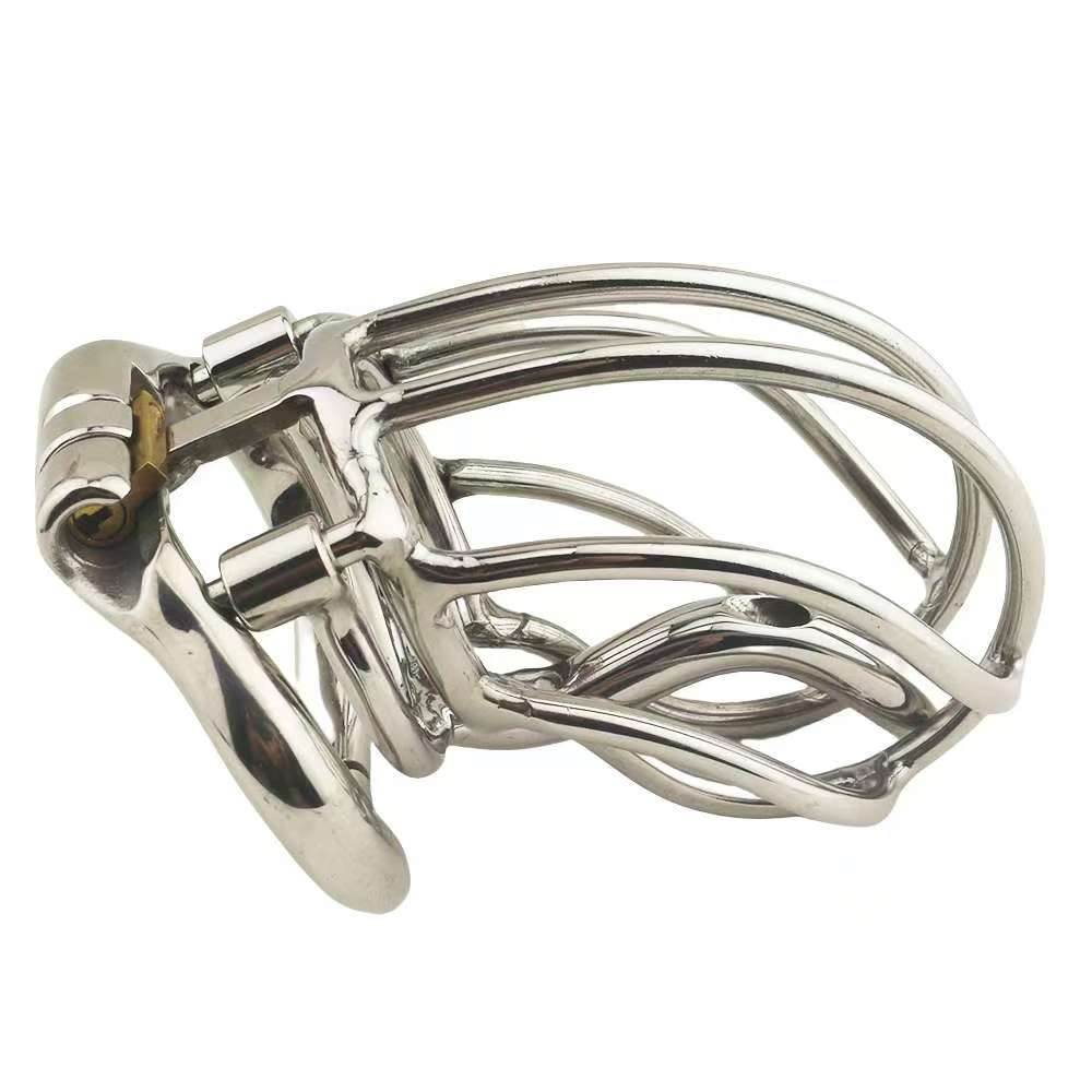 Banana Removable PA Puncture Chastity Cage