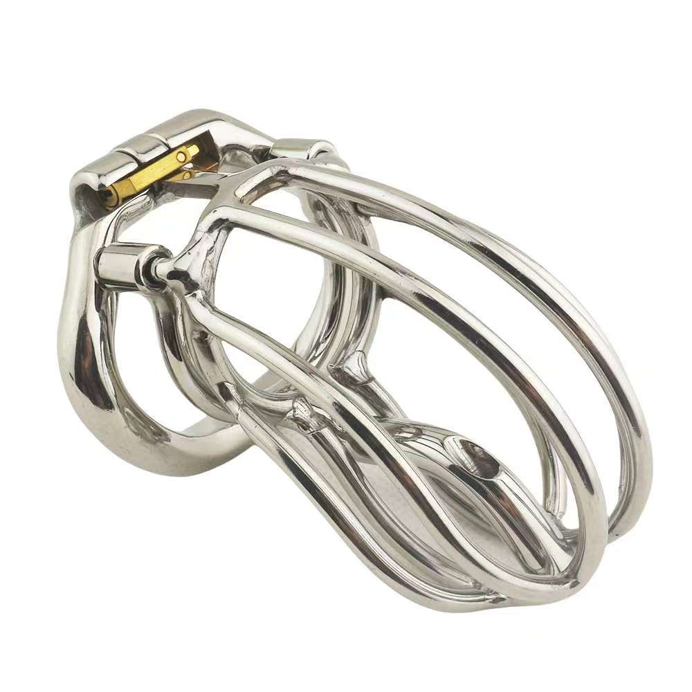 Banana Removable PA Puncture Chastity Cage