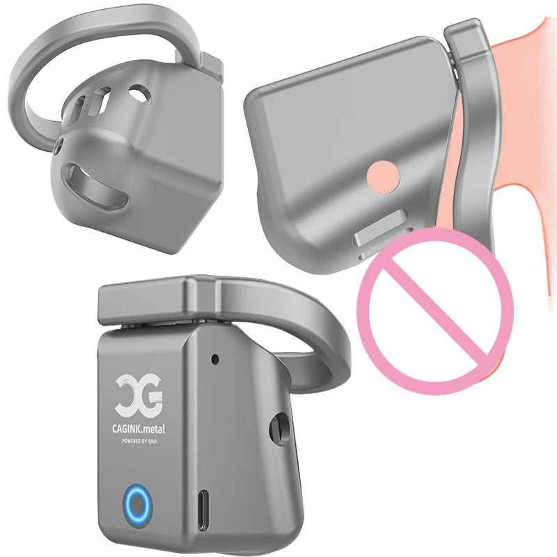 Cagink Metal Chastity Cage Micro Remotely 31