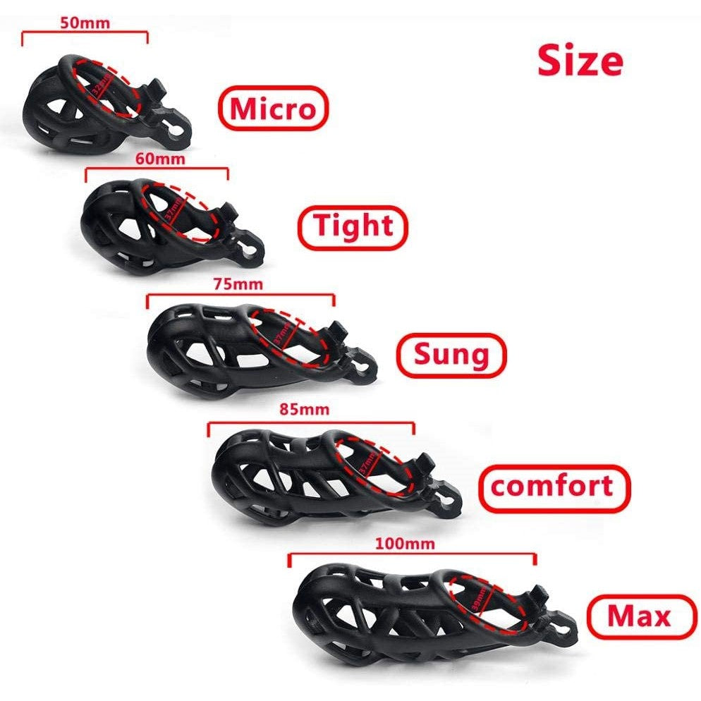 V1 Cobra Male Chastity Device Kit