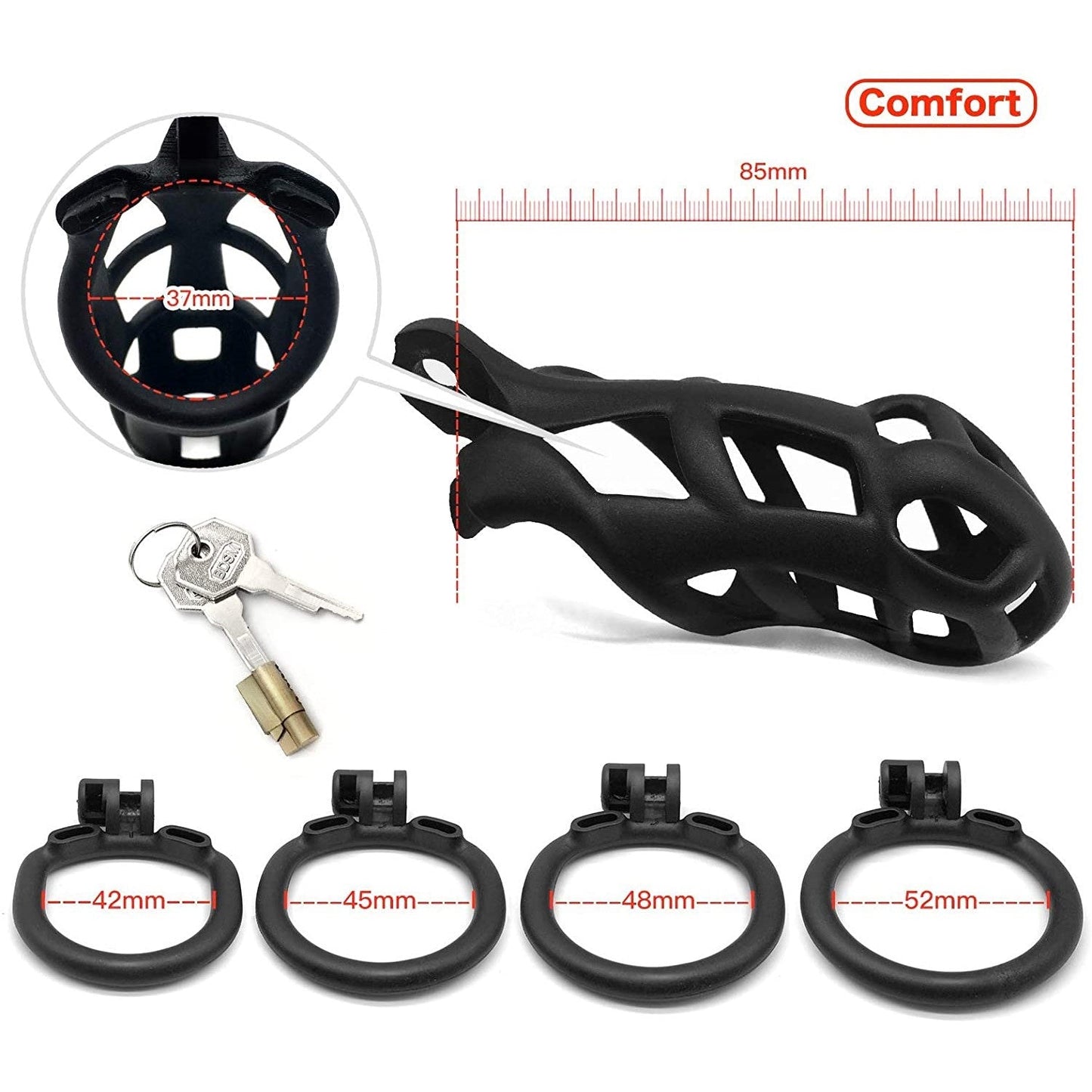 V1 Cobra Male Chastity Device Kit