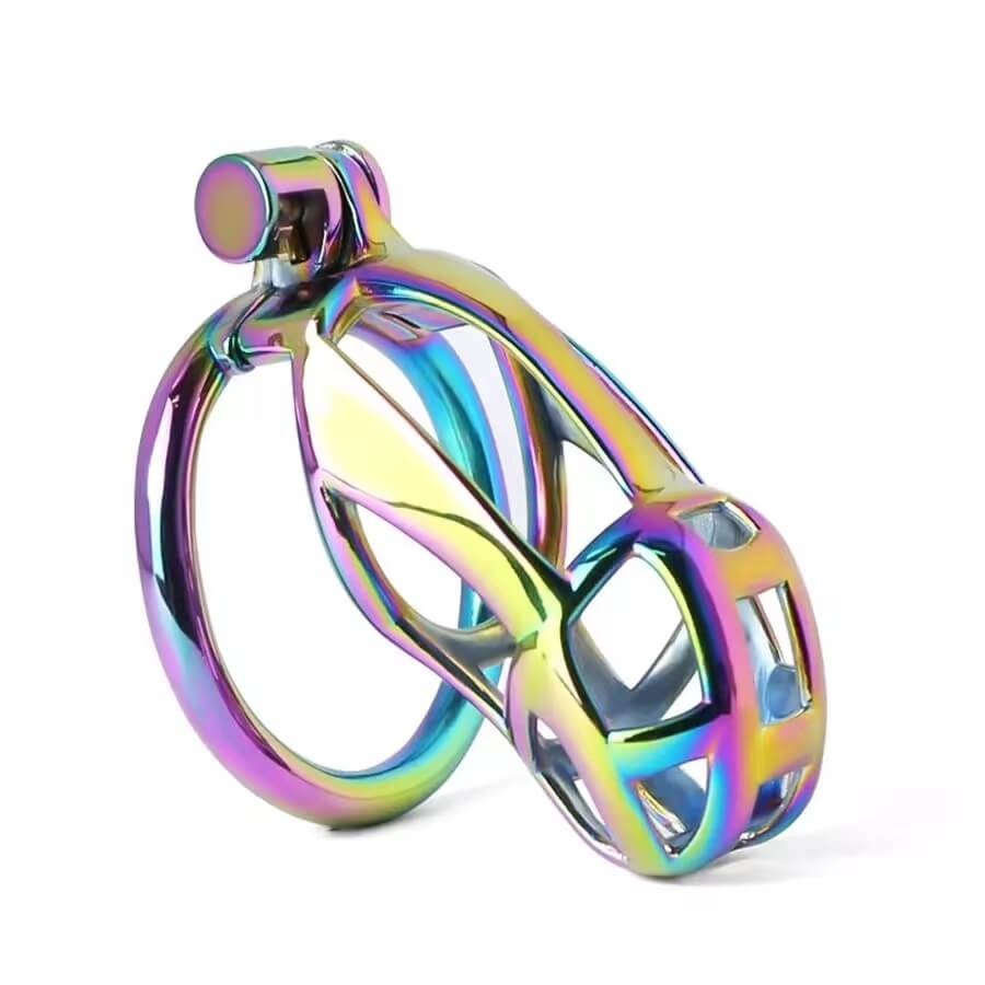Colorful Stainless Steel MAMBA Chastity Cage