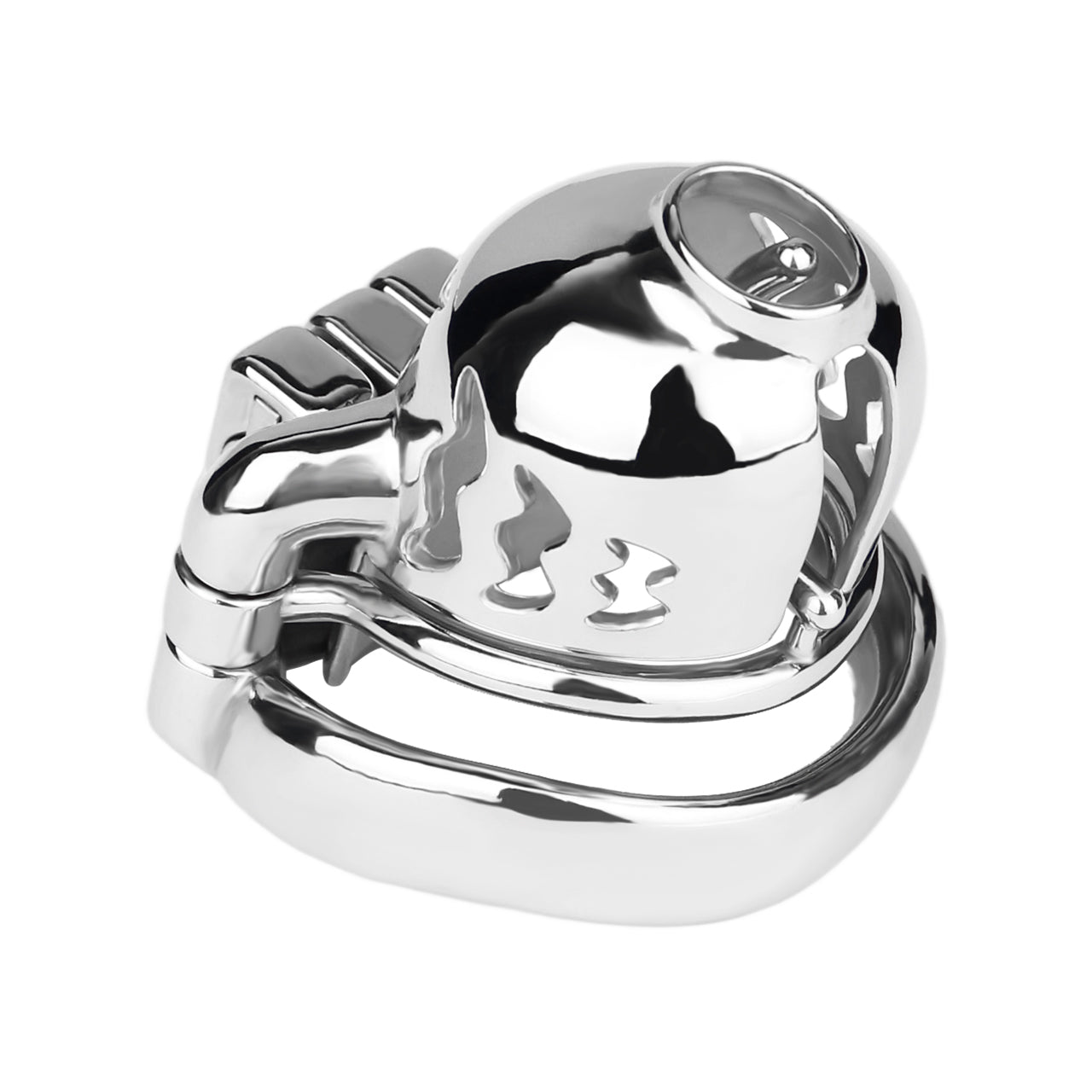 Dolphin Chastity Cage With PA Piercing -1