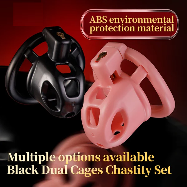 Dual Cage Chastity Set