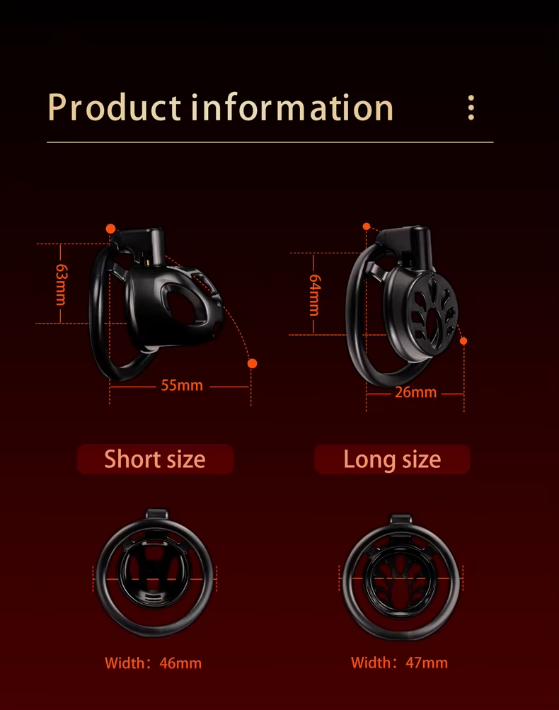 Dual Cage Chastity Set