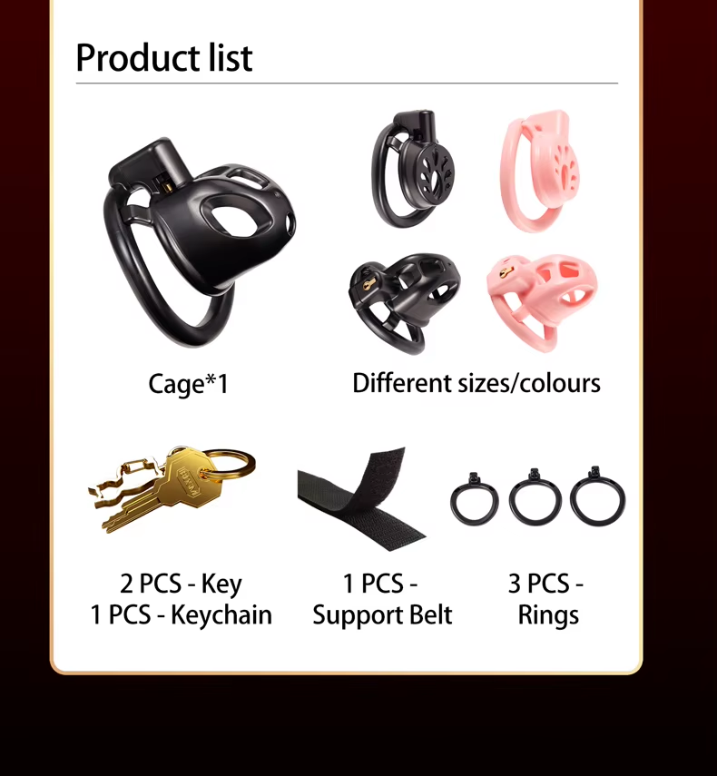 Dual Cage Chastity Set