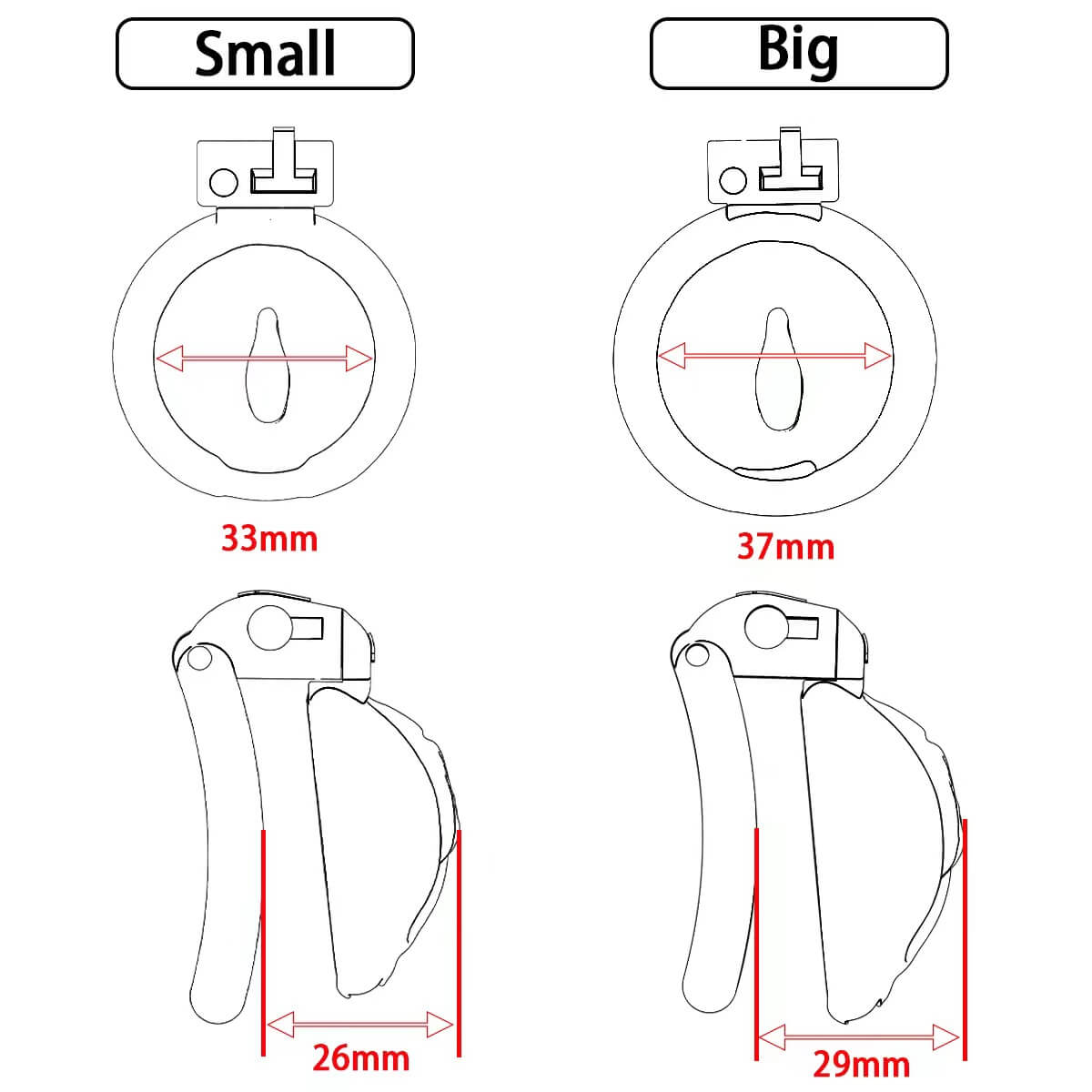 Sissy Chastity Cage Pink 2.0