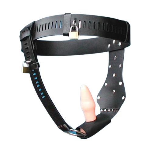 Female Convenient Chastity Belt With Anal Plug