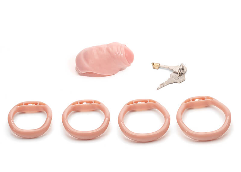 Flesh-Toned Camouflage Chastity Device