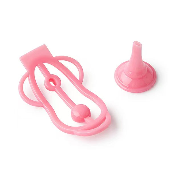 Fufu Clip Chastity Cage With Pee Guard