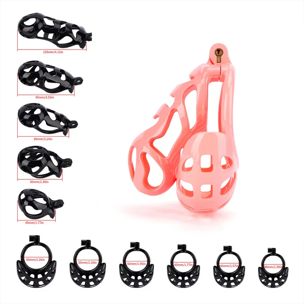 Ghost Cock Cage with Balls Penis Rings