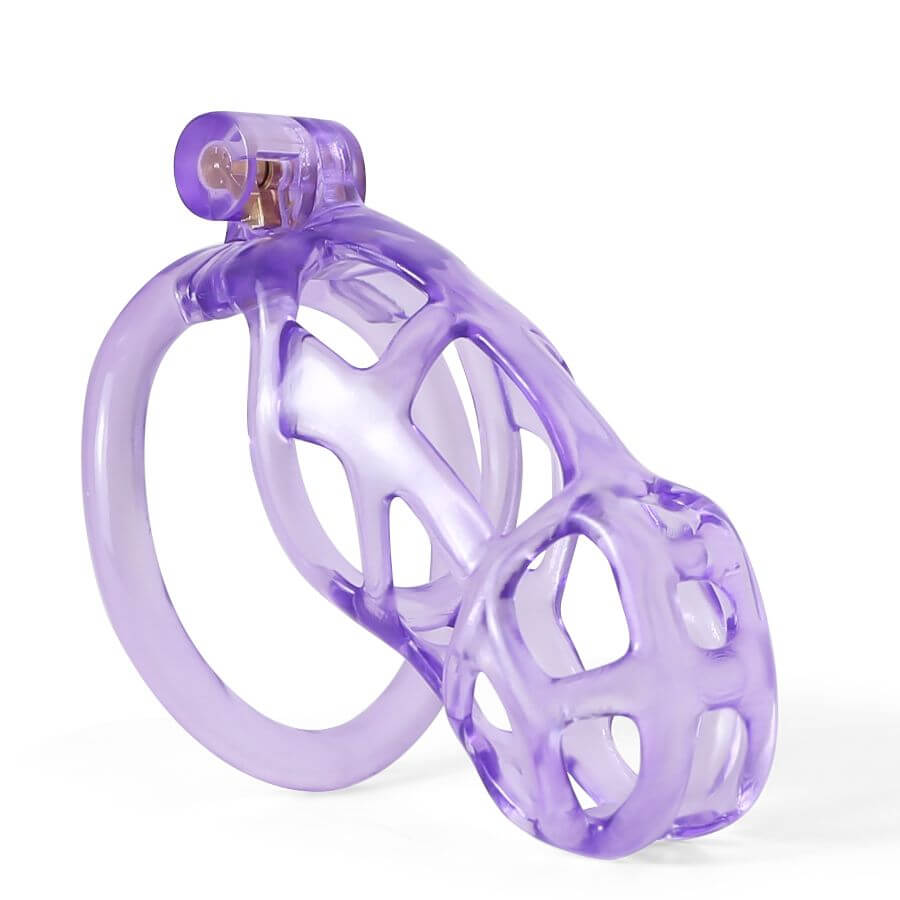 Desigh Ice Vision Purple Cobra Chastity Cage