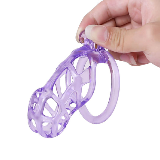 Desigh Ice Vision Purple Cobra Chastity Cage