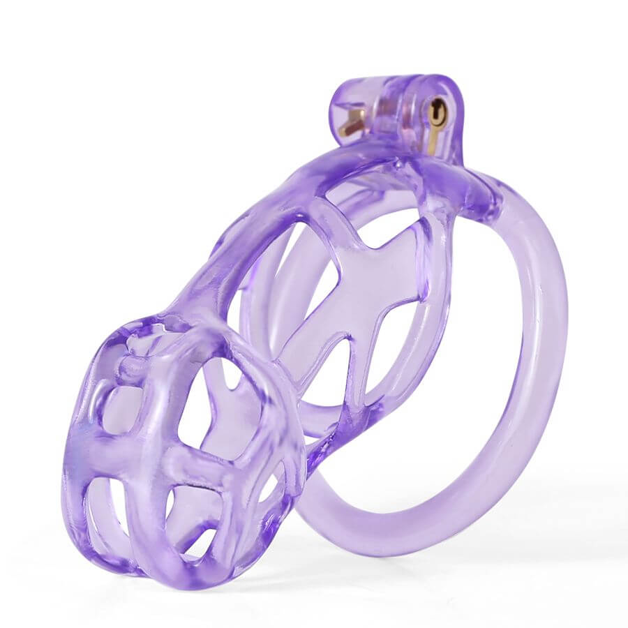 Desigh Ice Vision Purple Cobra Chastity Cage