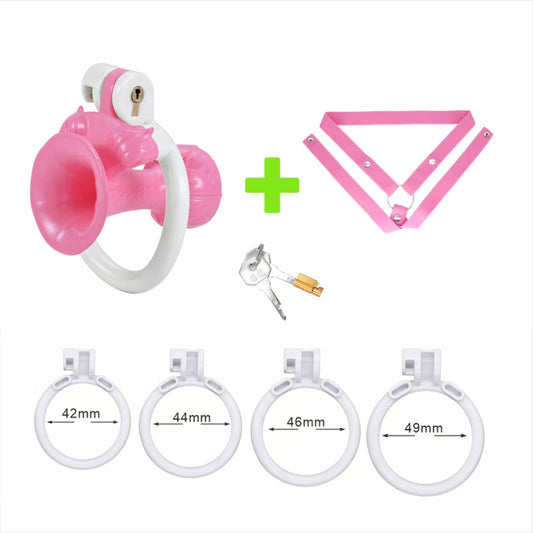 Morning Glory Inverted Chastity Cage