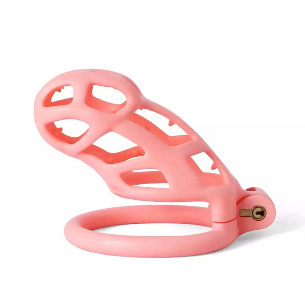 Spiked Pink Mamba Chastity Cage