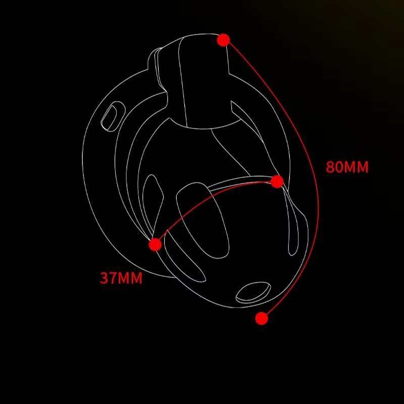 New Stainless Steel Chastity Lock