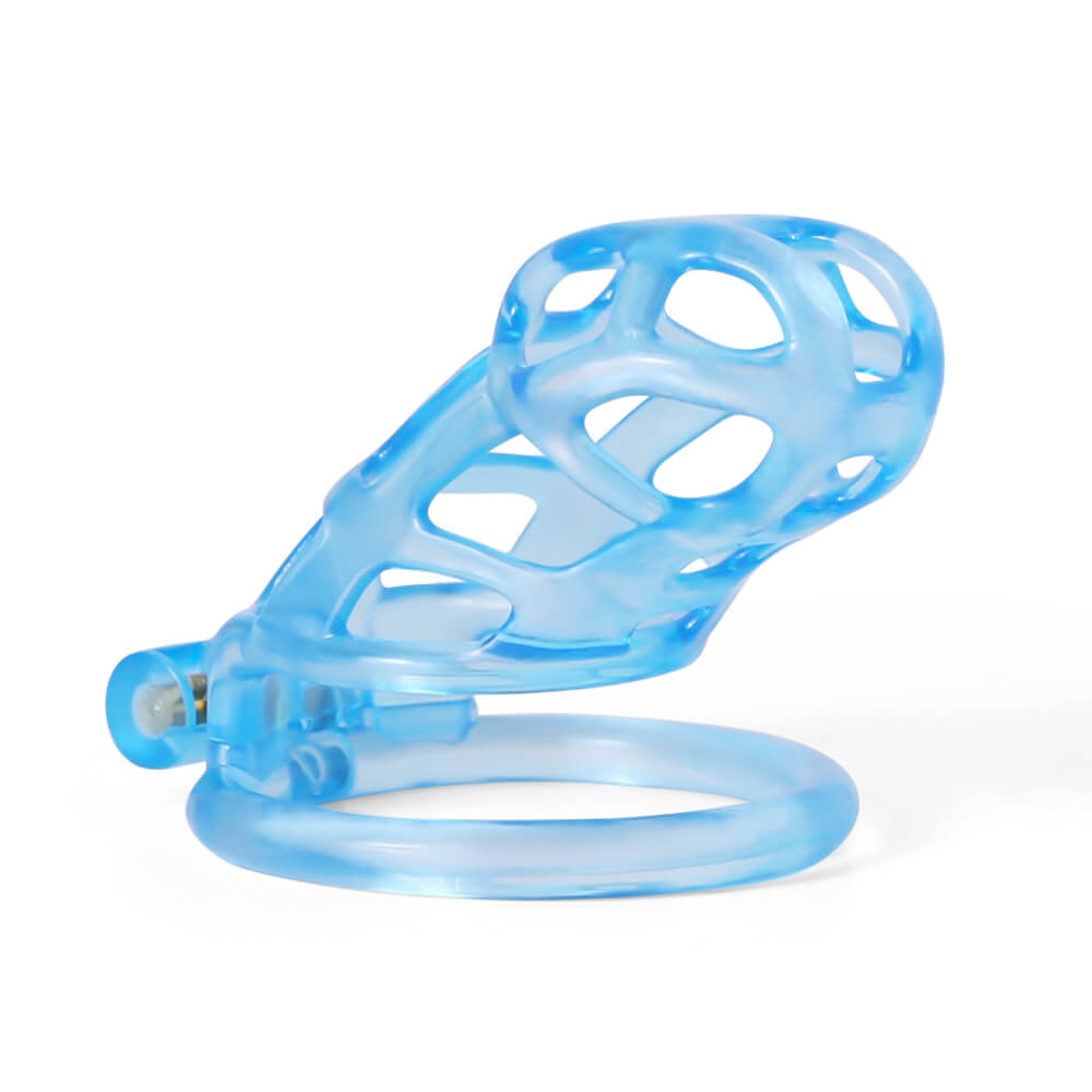 Desigh Ice Vision Blue Cobra Chastity Cage