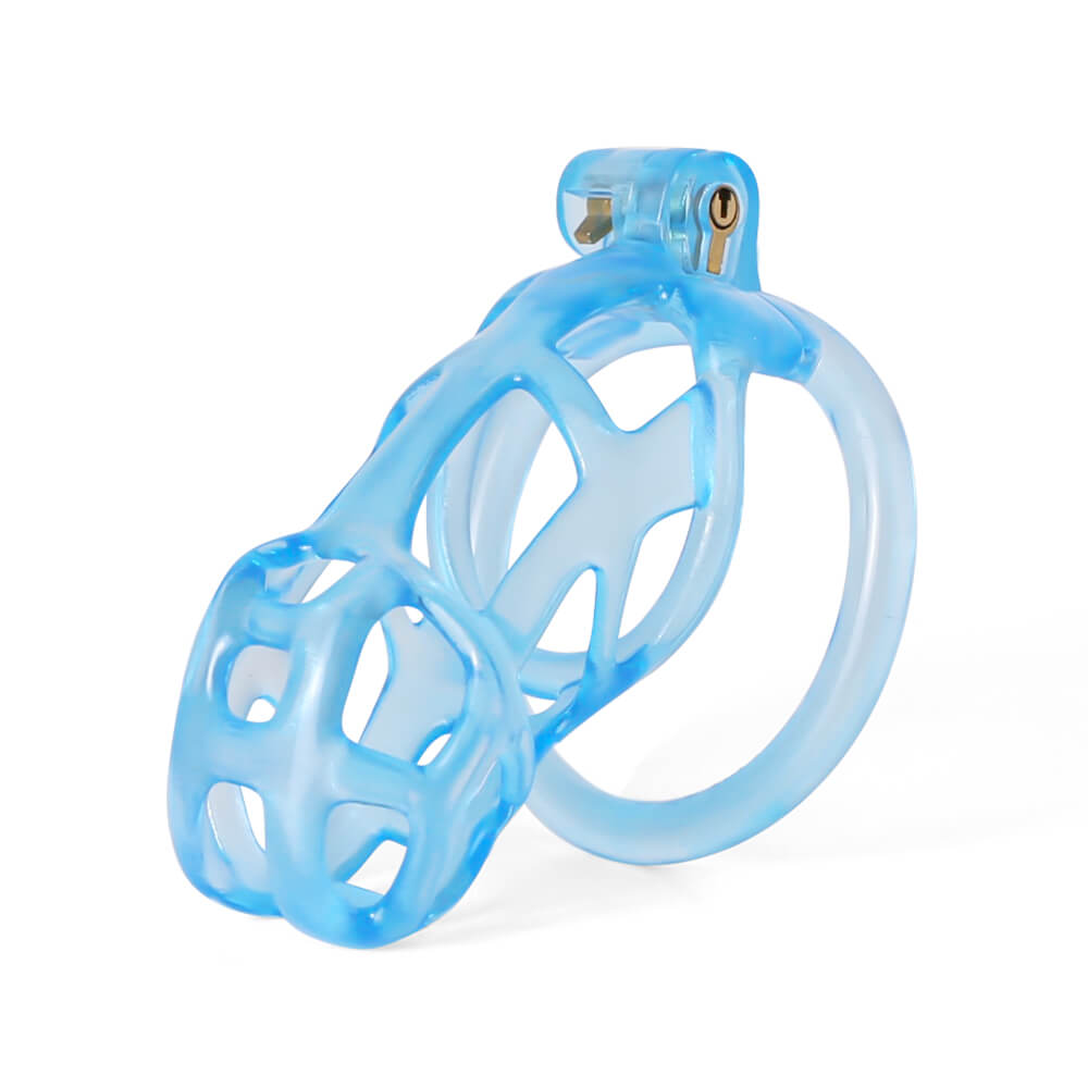 Desigh Ice Vision Blue Cobra Chastity Cage