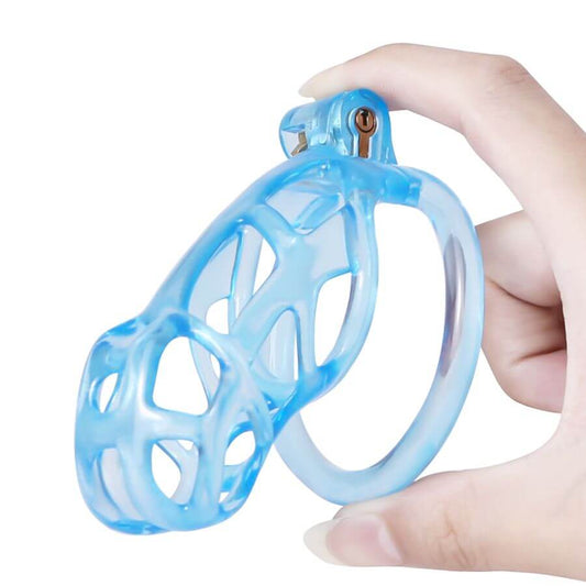 Desigh Ice Vision Blue Cobra Chastity Cage